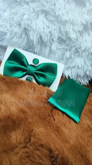 Butterfly Bowties With a Pair of Cufflinks