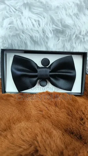 Butterfly Bowties With a Pair of Cufflinks