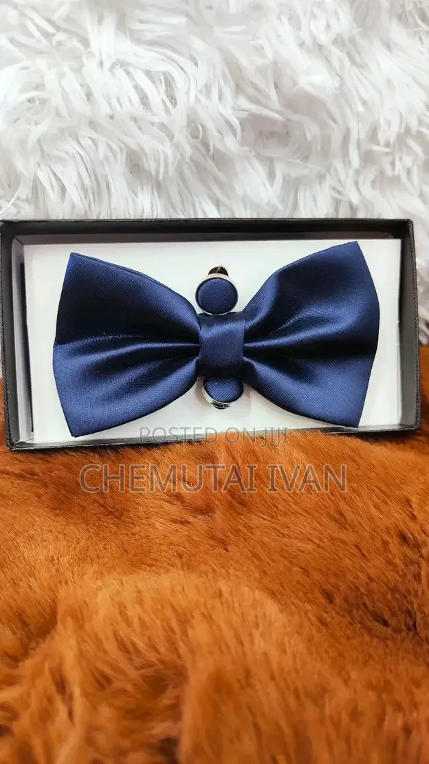 Butterfly Bowties With a Pair of Cufflinks