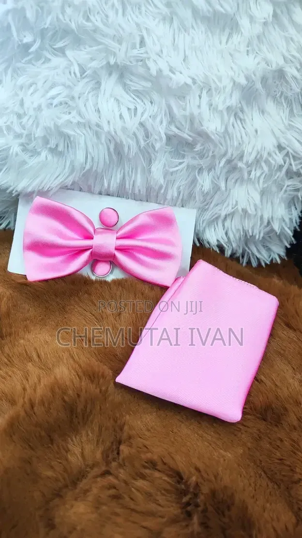Butterfly Bowties With a Pair of Cufflinks