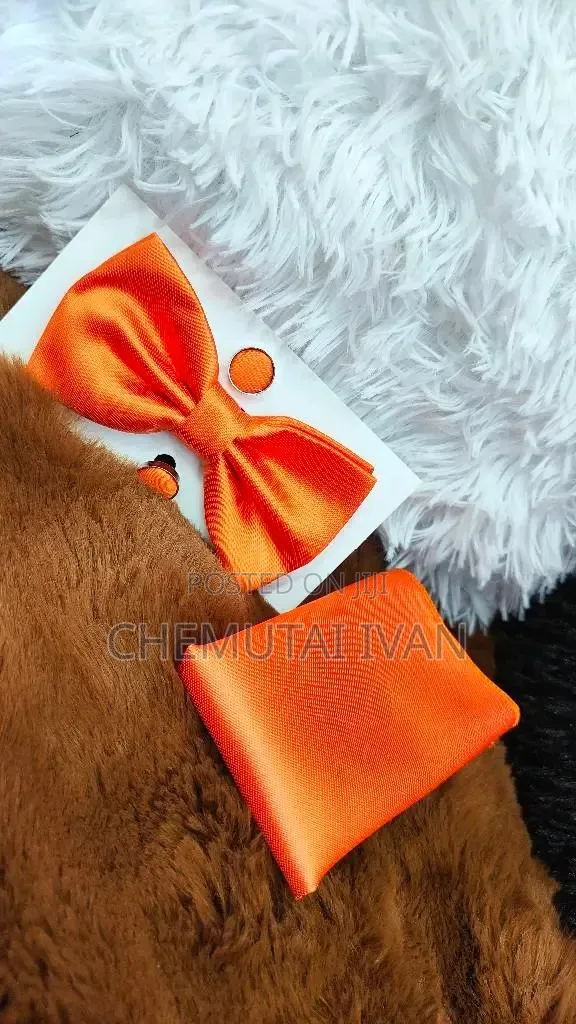 Butterfly Bowties With a Pair of Cufflinks