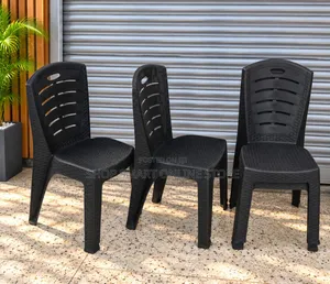 Black Matten Plastic Chairs Plastic Chairs