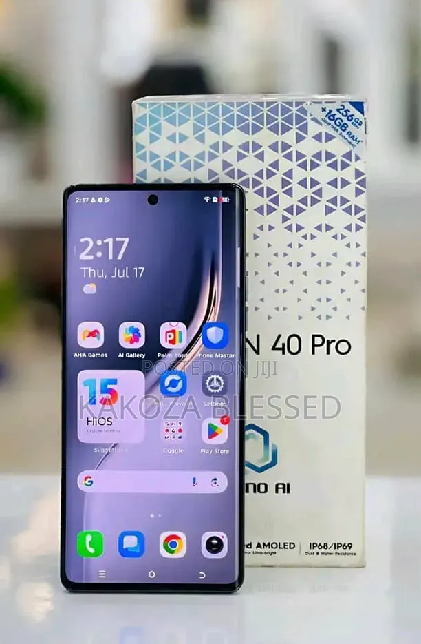 New Tecno Camon 40 Pro 5G 256 GB Black