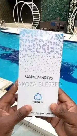 New Tecno Camon 40 Pro 5G 256 GB Black