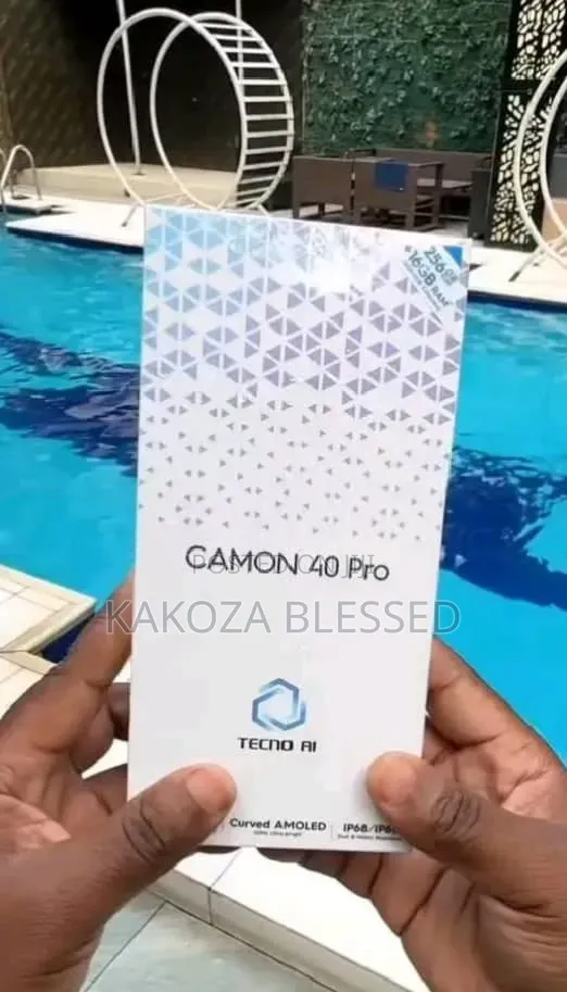 New Tecno Camon 40 Pro 5G 256 GB Black