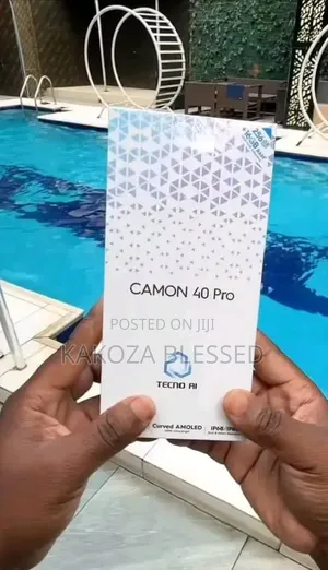 New Tecno Camon 40 Pro 5G 256 GB Black