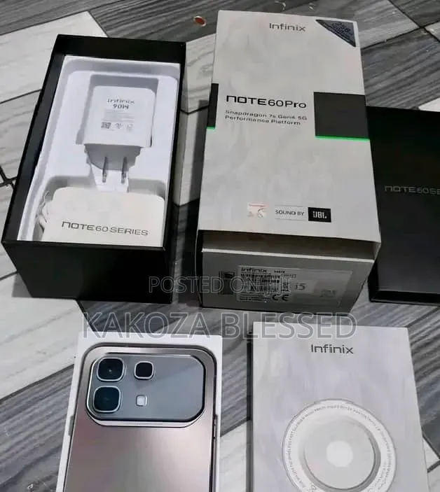 New Infinix Note 60 Pro 256 GB Gray