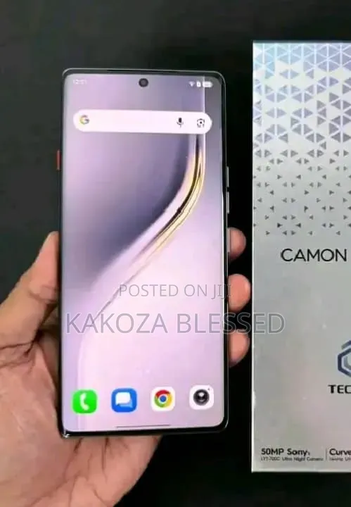 New Tecno Camon 40 Pro 5G 256 GB Black