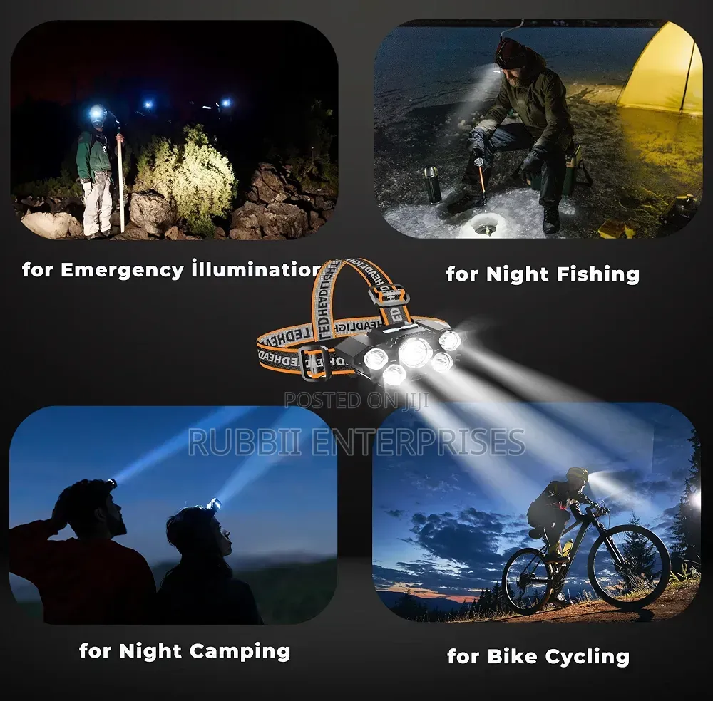 5 LED Lights Head Lamp