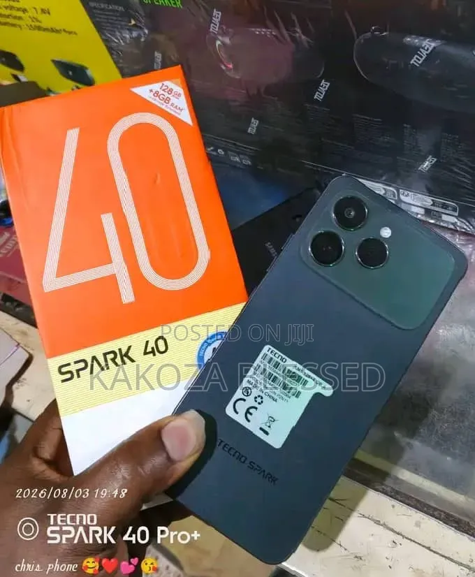 New Tecno Spark 40 256 GB Black