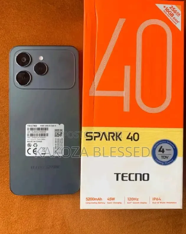 New Tecno Spark 40 128 GB Gray