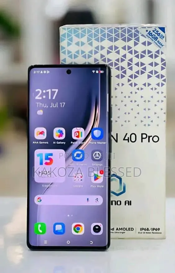 New Tecno Camon 40 Pro 5G 256 GB Black