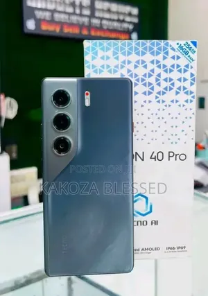 New Tecno Camon 40 Pro 5G 256 GB Black