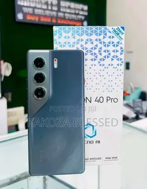 New Tecno Camon 40 Pro 5G 256 GB Black