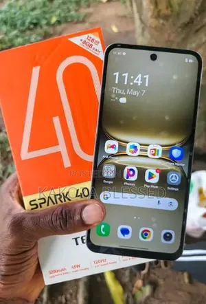 New Tecno Spark 40 128 GB Black