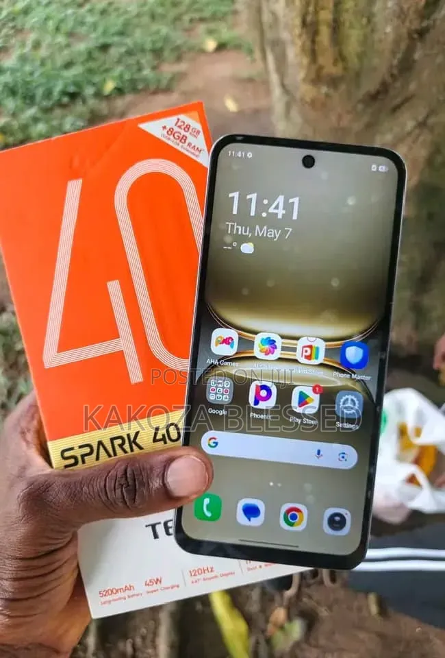 New Tecno Spark 40 128 GB Black