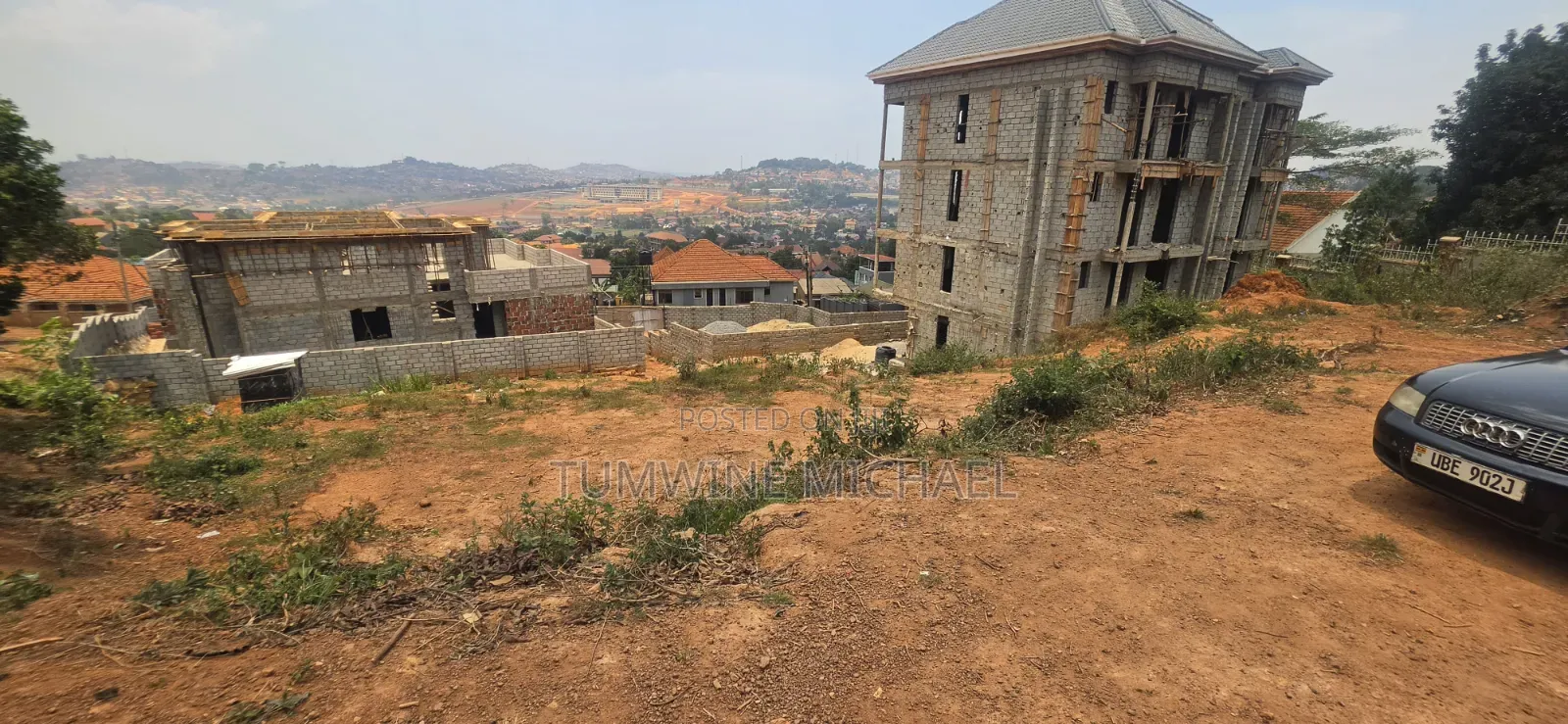 Zana Entebbe Road 50x100 Plot Viewing Lubowa