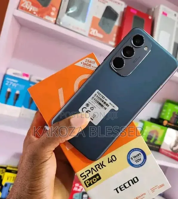 New Tecno Spark 40 Pro+ 256 GB Black