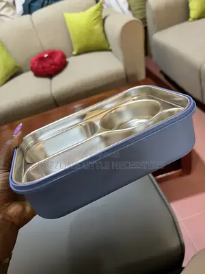 Lucky Cow Lunch Box With 3 Stainless Steel Compartments and Spoon