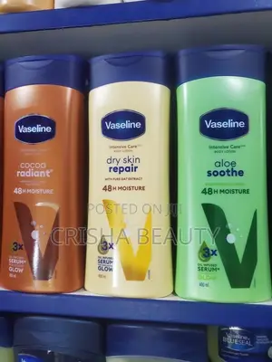Vaseline Healing and Repairing Glow Lotions