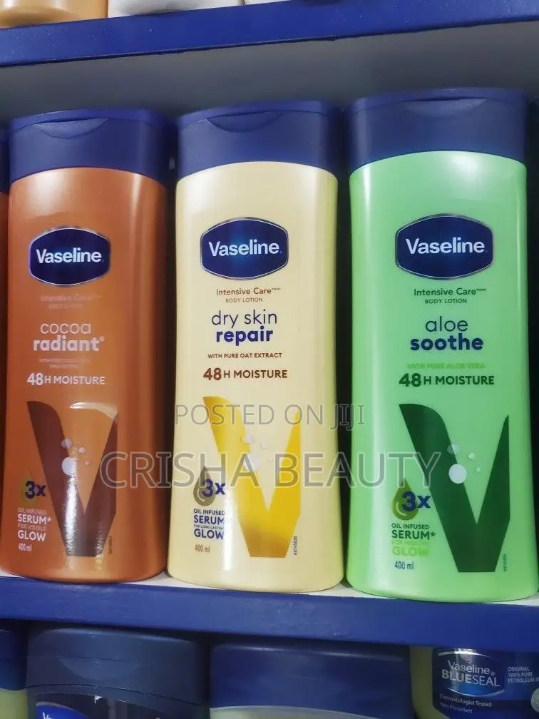 Vaseline Healing and Repairing Glow Lotions