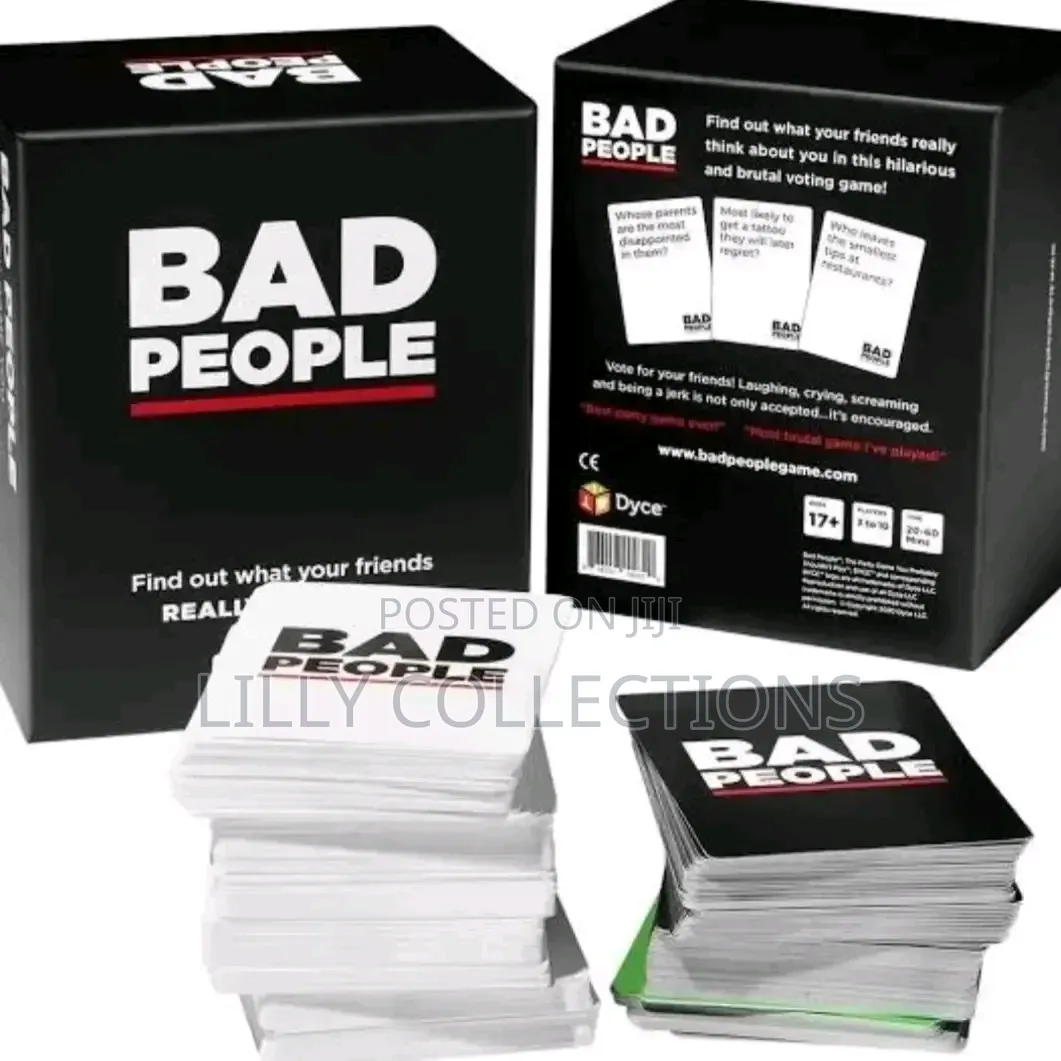 Bad People Game Cards