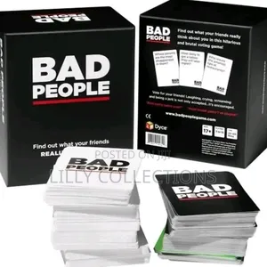 Bad People Game Cards