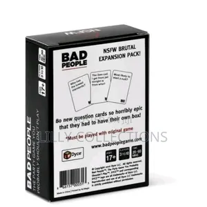Bad People Game Cards