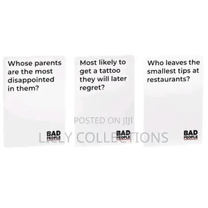 Bad People Game Cards