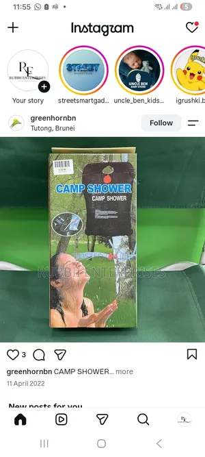 Camp Shower Bag