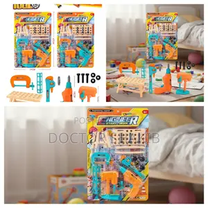Children's Plastic Construction and Toy Tool Set