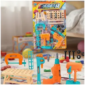 Children's Plastic Construction and Toy Tool Set