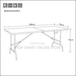 Plastic Table Folding Plastic Table Folding (180*75)cm
