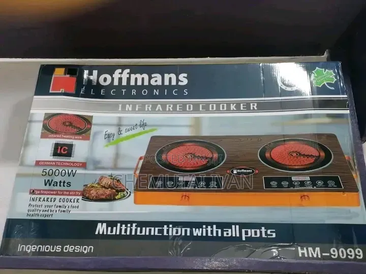 Hoffman Double Burner Infrared Cooker