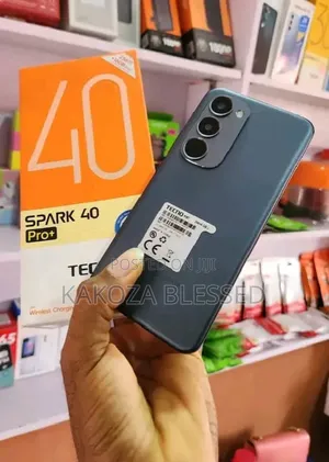 New Tecno Spark 40 Pro+ 256 GB Black