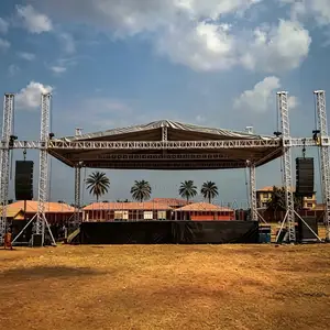 An Elevated Modular Galvanized Stage