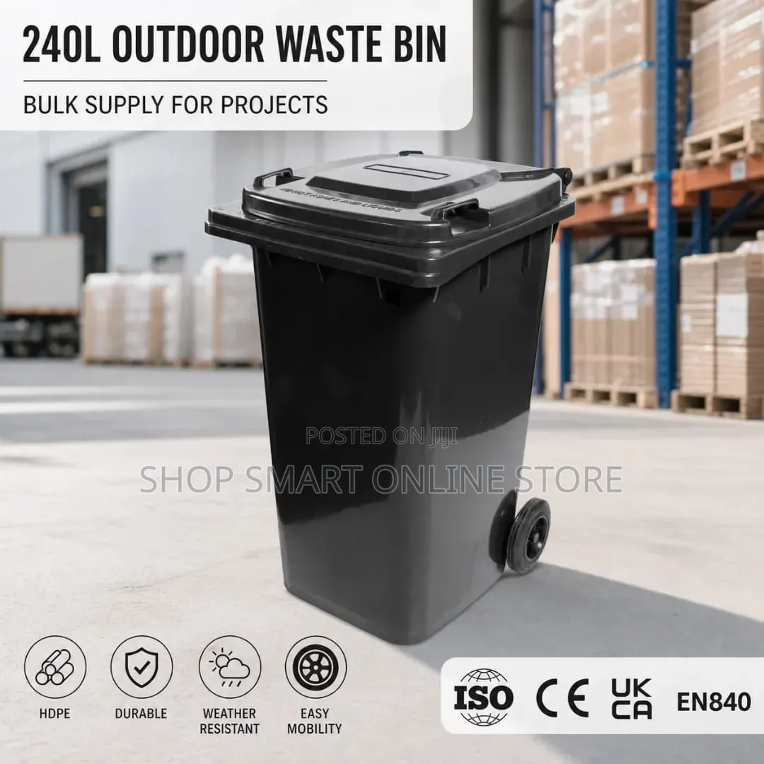 Garbage Collection Plastic Dust Bins 240ltrs