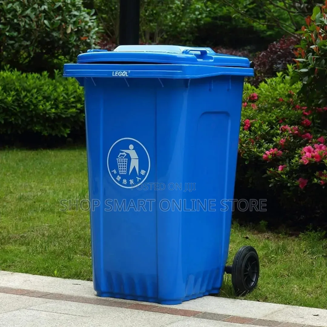 Blue Plastic Dust Bins Blue Plastic Dust Bins 240ltrs