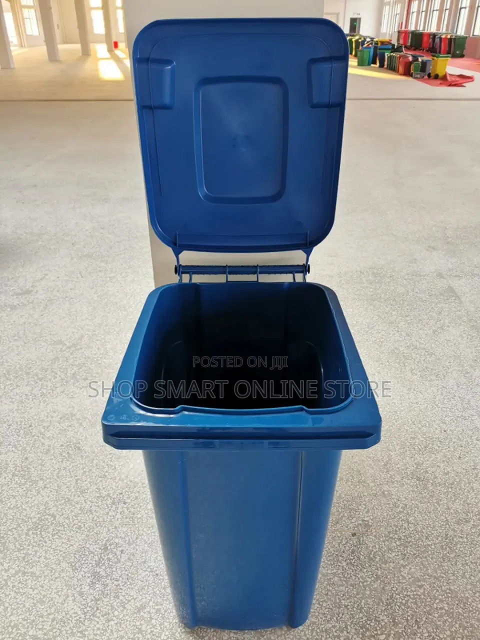Blue Plastic Dust Bins Blue Plastic Dust Bins 240ltrs