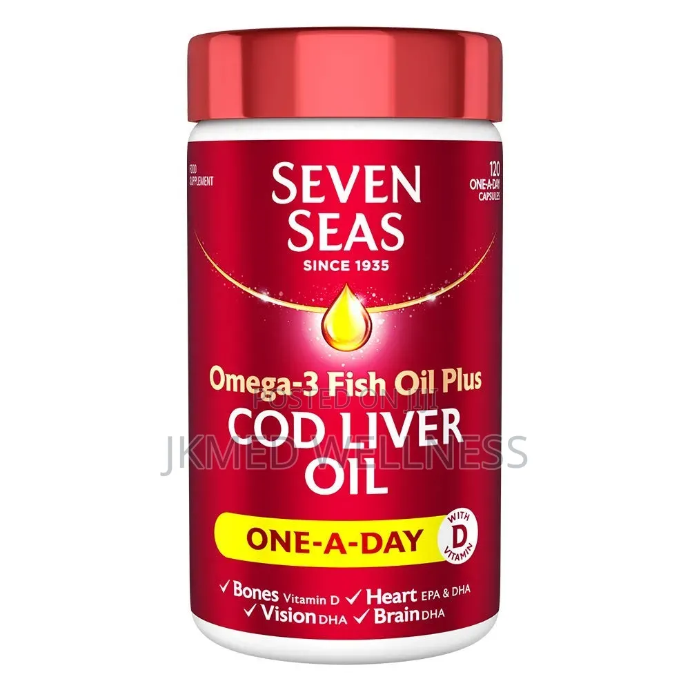 Seven Seas Cod Liver Oil Caps Once a Day 120’s