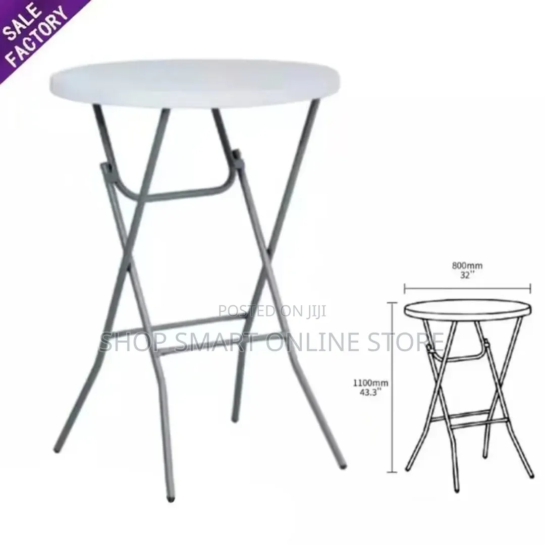 Folding High Top Plastic Tables Plastic Tables for Bars, Parties