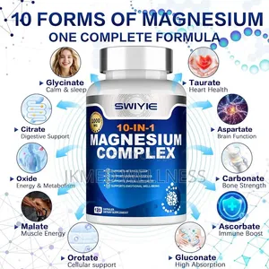 Swiyie Magnesium Complex Supplement 10-in-1 120s