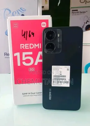 New Xiaomi Redmi 15a 128 GB Black