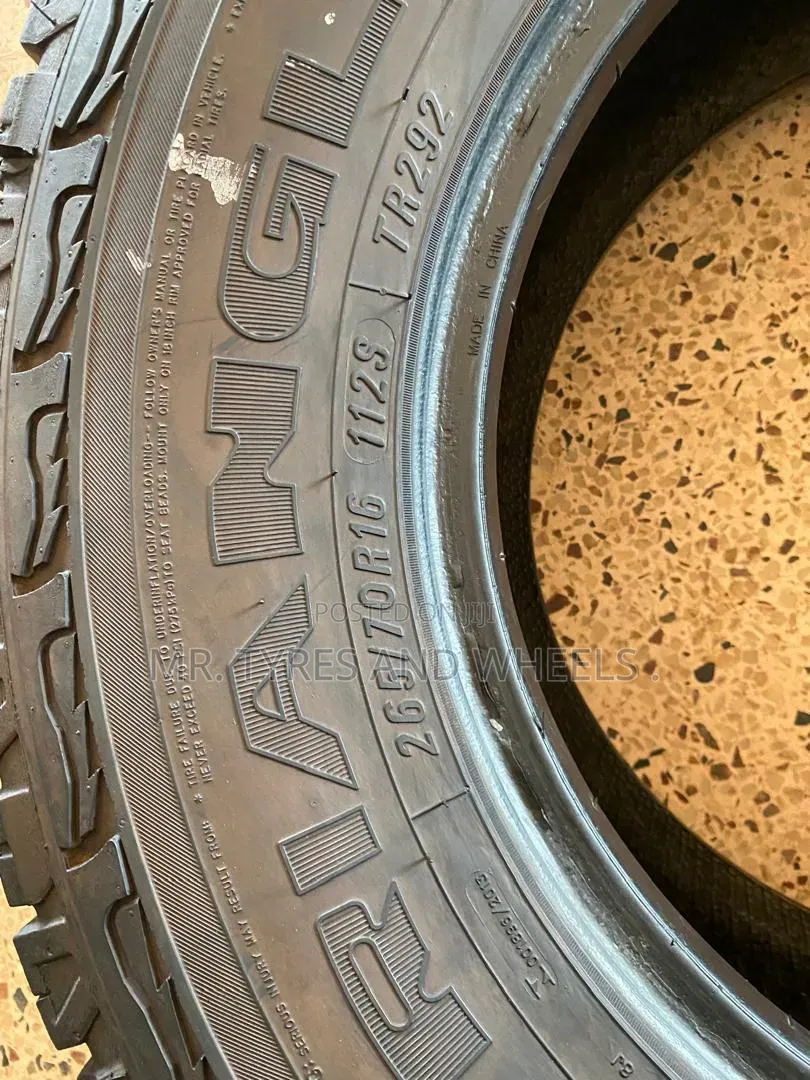 265 70 R16 Triangle Tires Used but Still in Gd Condition Almost New