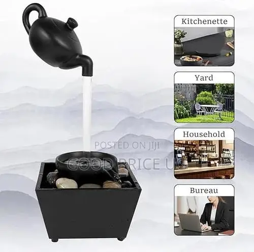 Indoor Tabletop Floating Teapot Water Fountain