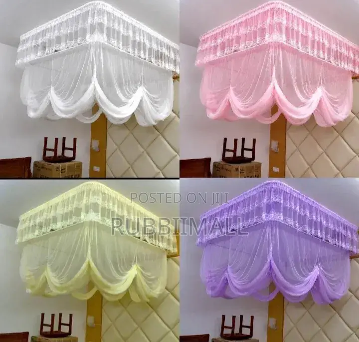 Raise and Drop Ceiling Mosquito Net