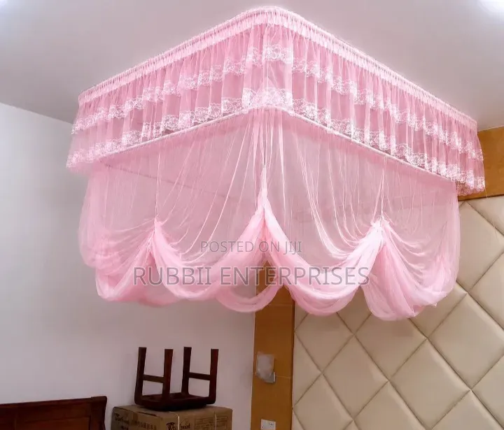 Raise and Drop Ceiling Mosquito Net