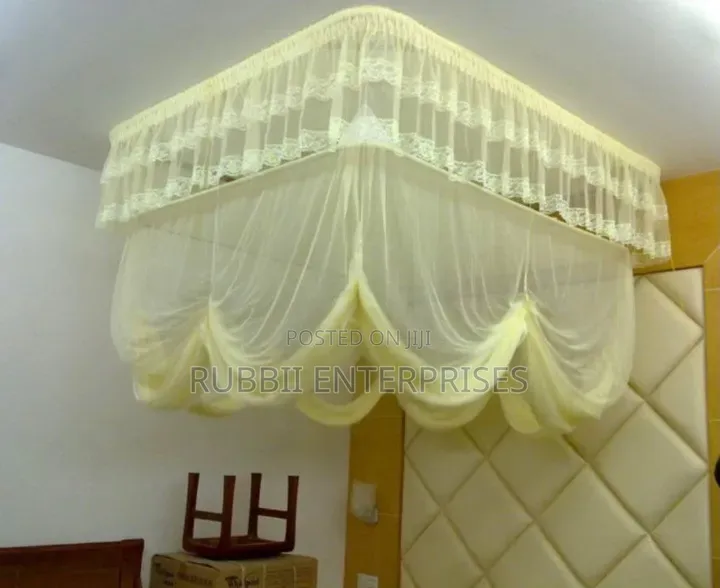 Raise and Drop Ceiling Mosquito Net