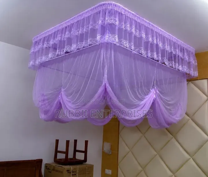 Raise and Drop Ceiling Mosquito Net