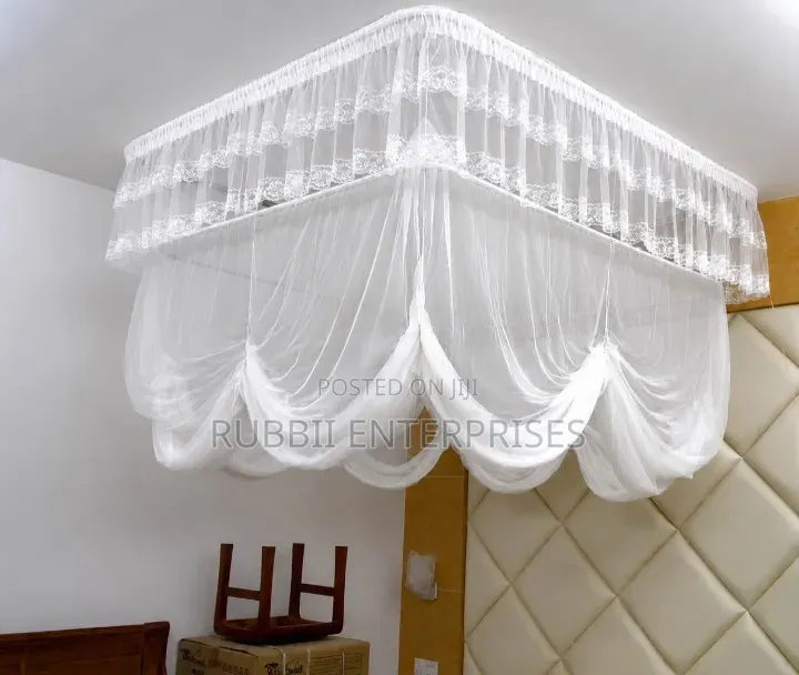 Raise and Drop Ceiling Mosquito Net